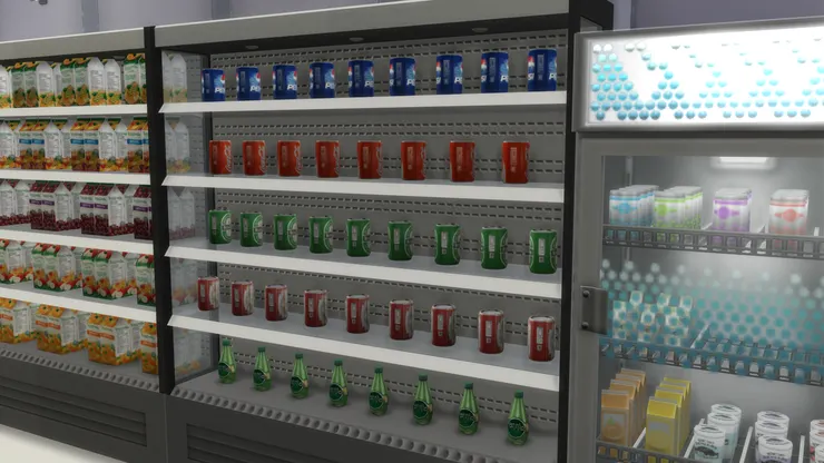 也有冰的汽水，但不是罐裝。而我不喝酒。