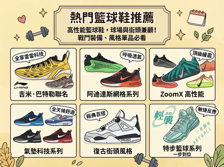 【籃球鞋推薦】水泥地隨便操不心痛！Dcard/PTT實戰鞋評比：學生預算/室外場神鞋，NIKE/Adidas