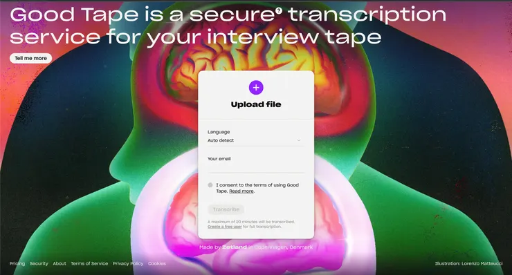圖片截圖自 Goodtape 官網