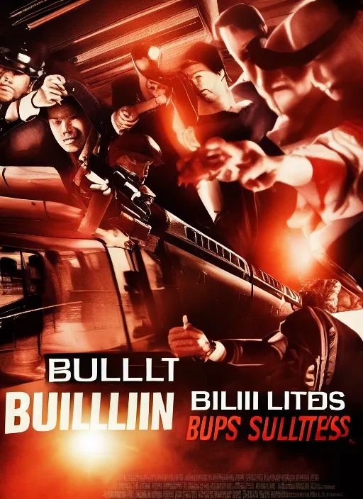 「一群殺手在列車內打架」(子彈列車)