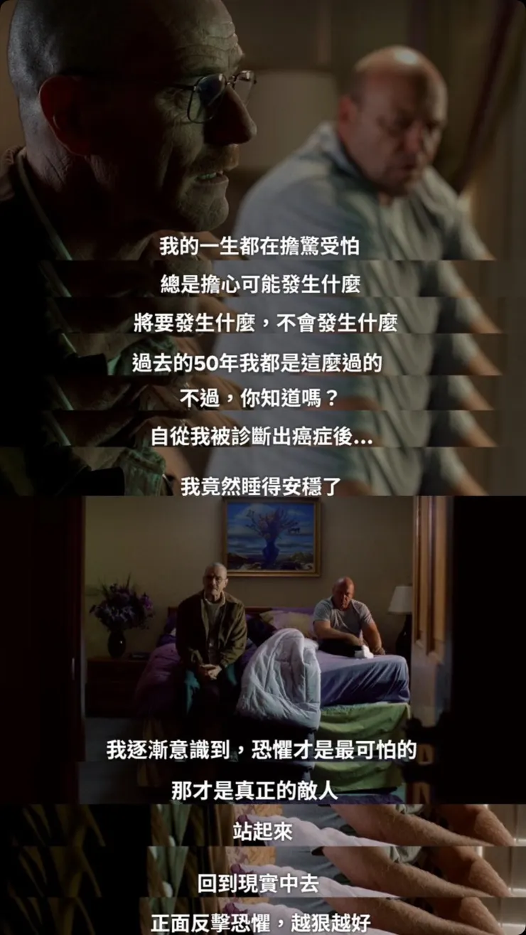 華特的質疑。圖片來源自《絕命毒師》