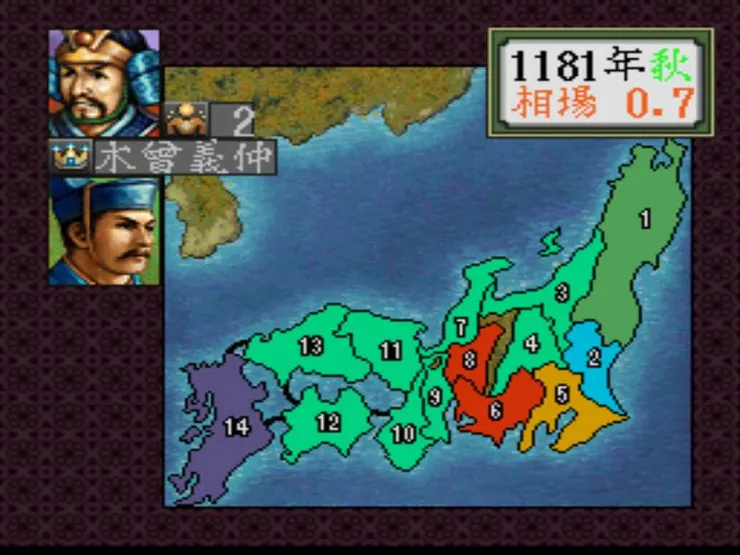21脅迫四國：河野水軍歸降