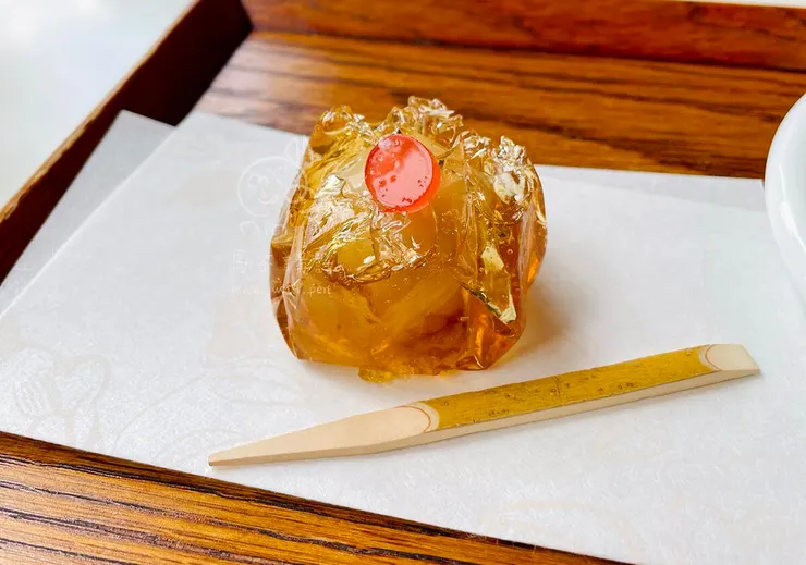 來到山種美術館,必不能錯過以「日本畫」為靈感的和菓子