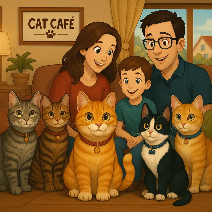 現代精緻電繪風格結合寫實與卡通元素，筆觸柔滑細膩，色彩層次豐富且具立體感。 角色表情自然生動，畫面構圖精準，常見於插畫、動畫電影