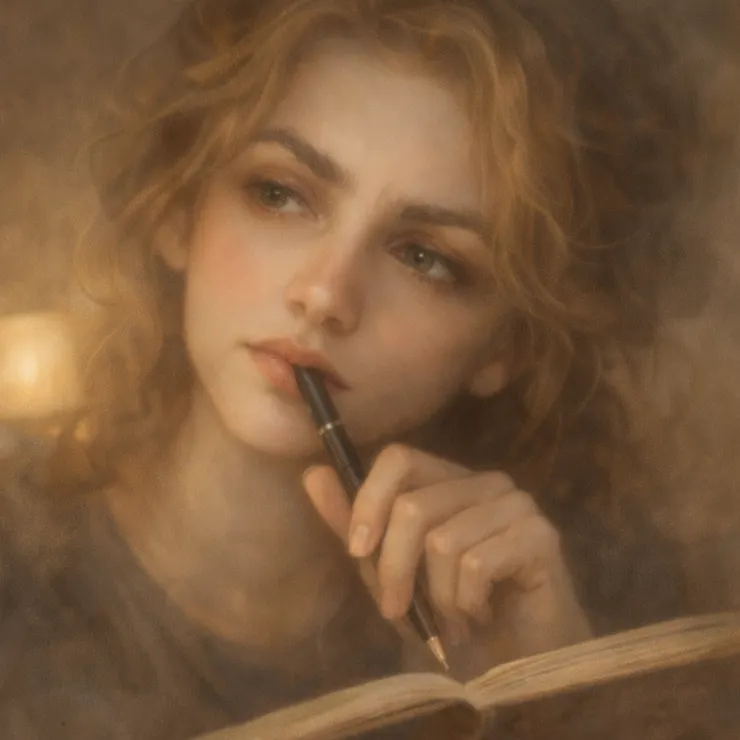 In the hush of evening, she would sit by the window and listen to the slow turning of her own breath, charting its rhythm as if it were a coastline.