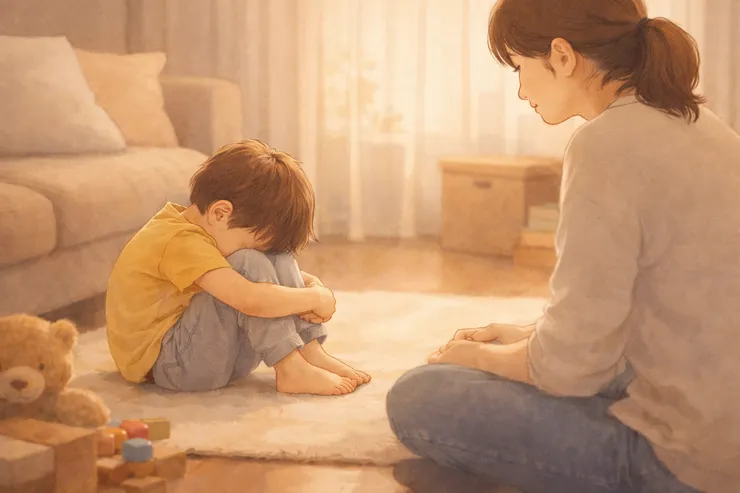 哭很久的當下,不是教訓時刻,而是等待大腦慢慢冷靜的過程。