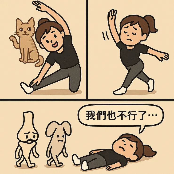 我們不是變軟了，是身體快撐不住了