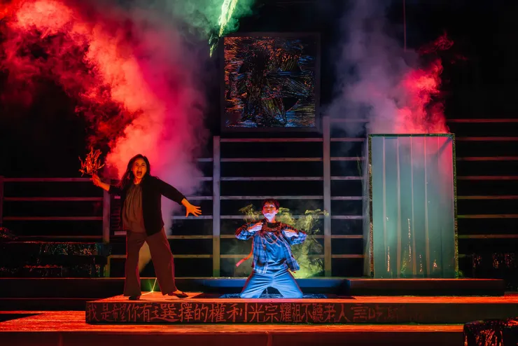 《蘑菇》劇照，楊景翔演劇團，攝影黃煌智