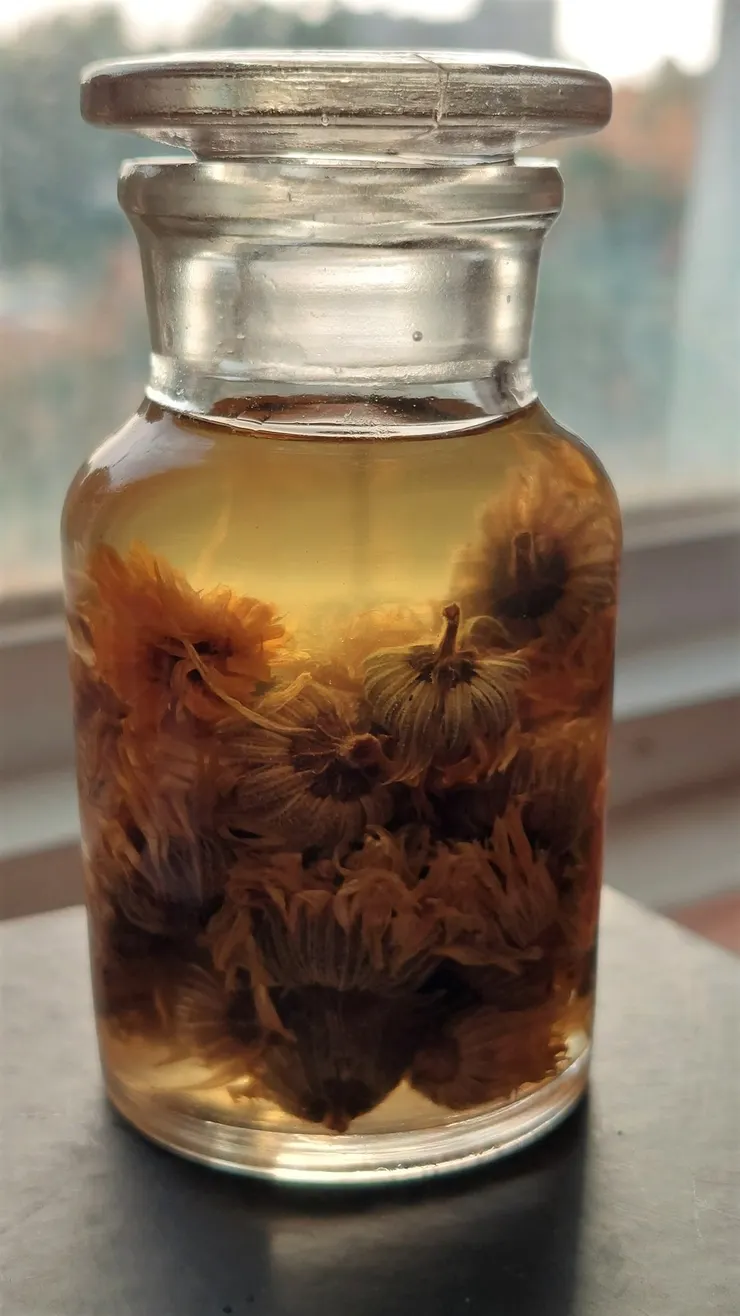 金盞花浸泡油 可改善皮膚的各種問題。