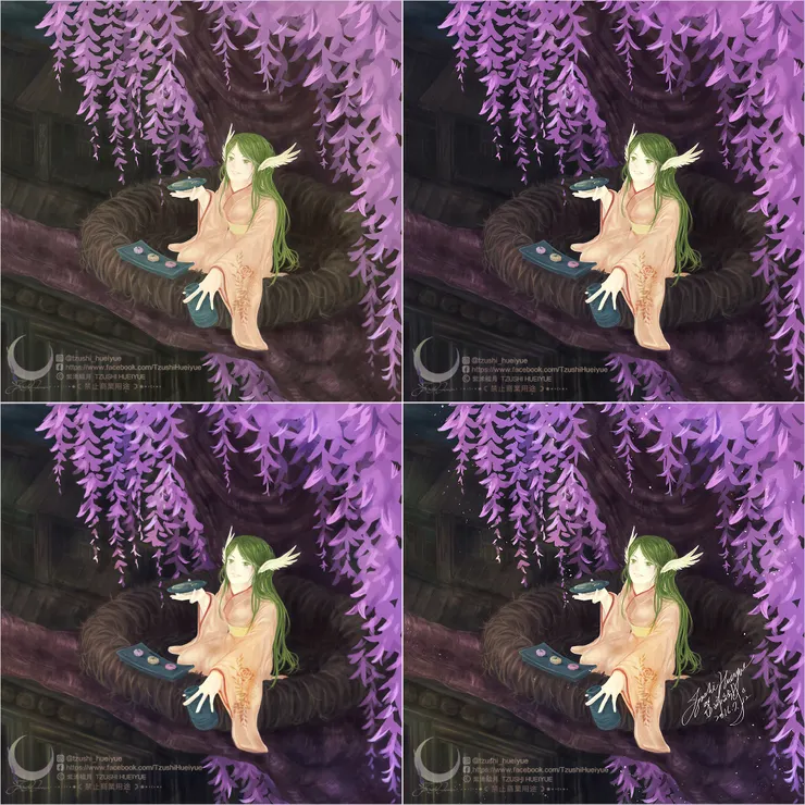 © 紫浠絵月(絵紫浠)著作權所有