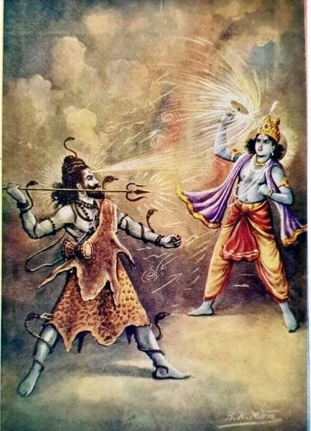 Shiva and Krishna