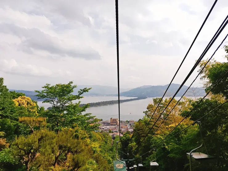 傘松公園纜車下山