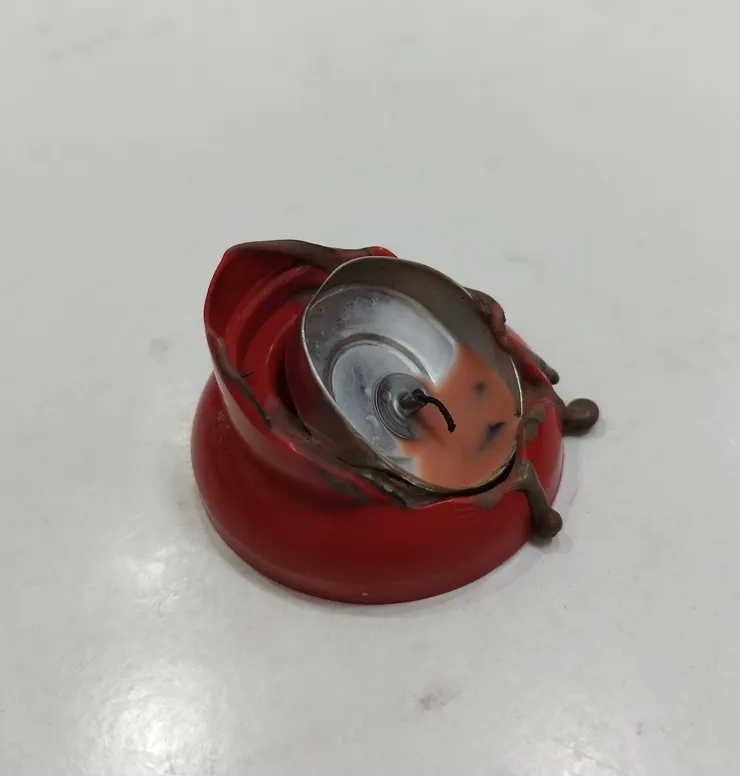 這是我將火吹熄的慘況