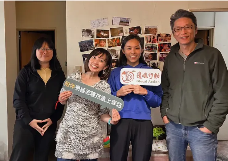 小巧溫馨的組織，就如家人、朋友一般，右 1 是秘書長 SAM 哥 (豪爽卻永保赤子之心的大叔!)