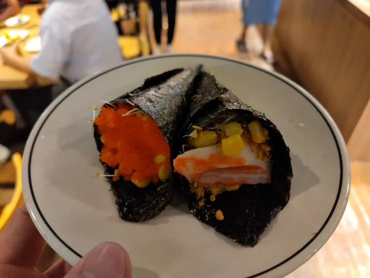 魚卵手卷 蟹肉棒手卷