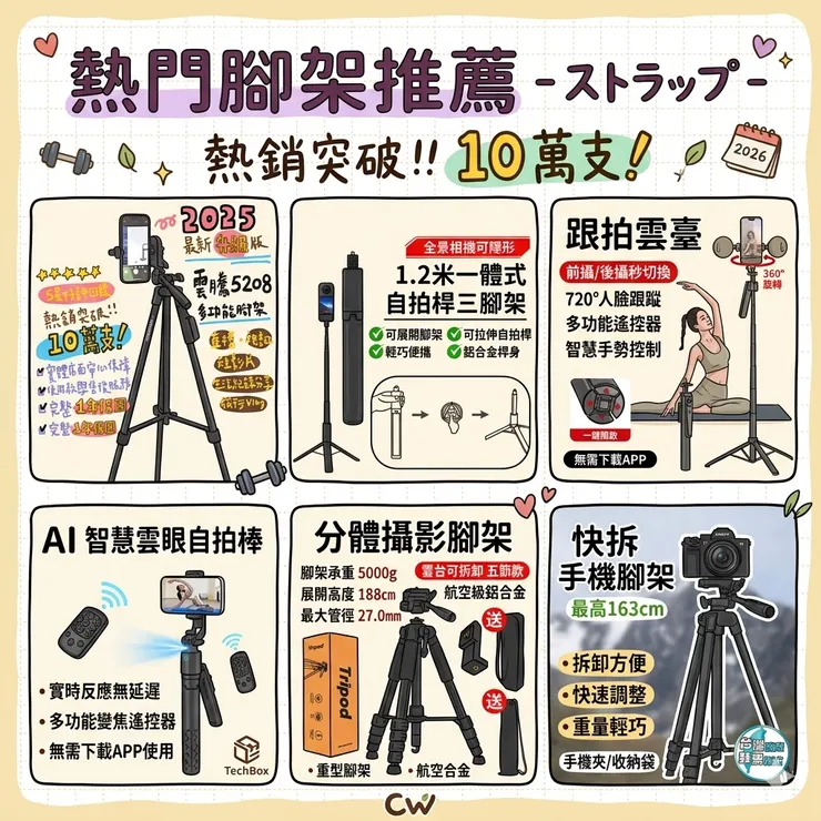 【手機腳架推薦】出國拍照不求人！Dcard/PTT熱推防風神腳架：獨旅/情侶合照，藍牙自拍腳架/自拍桿三腳架