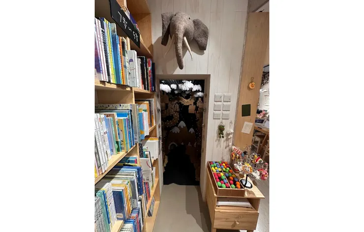 據說是店裡的打卡拍照區