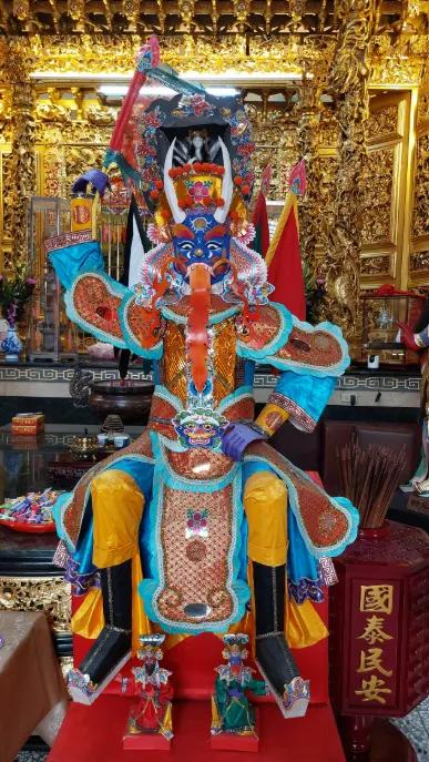 紙糊大士爺神像