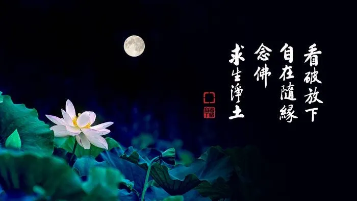 一向專念 阿彌陀佛 求生淨土