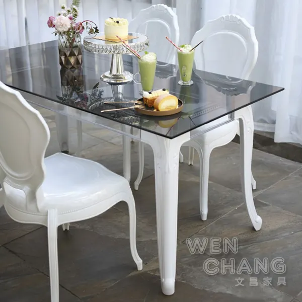 優雅北歐宮廷風餐桌椅搭配