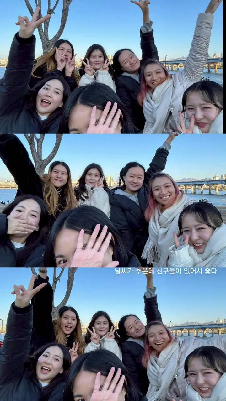 氣溫0度一群人跑去漢江野餐