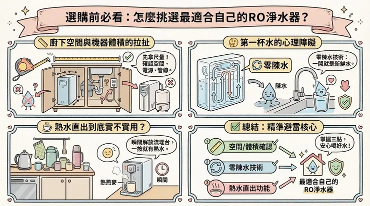 選購前必看：怎麼挑選最適合自己的 RO 淨水器？