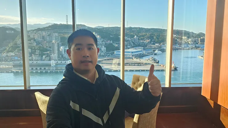 基隆長榮桂冠酒店19樓海景咖啡廳的美景誰能抗拒?!