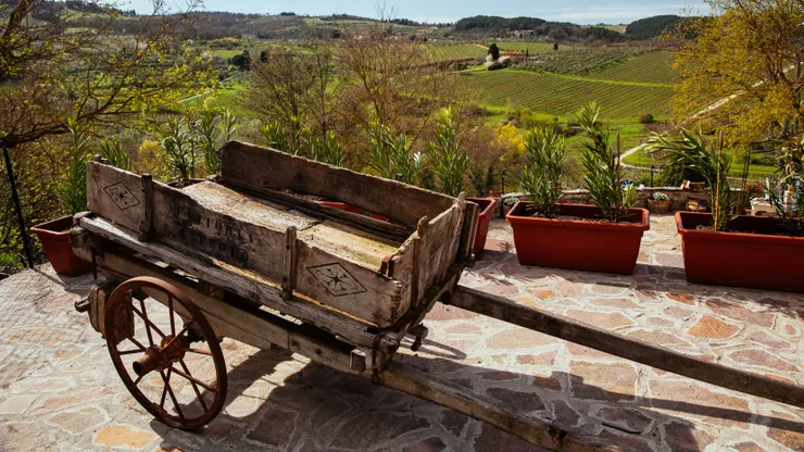 Castelli Romani 羅馬南邊城堡群的鄉間風景