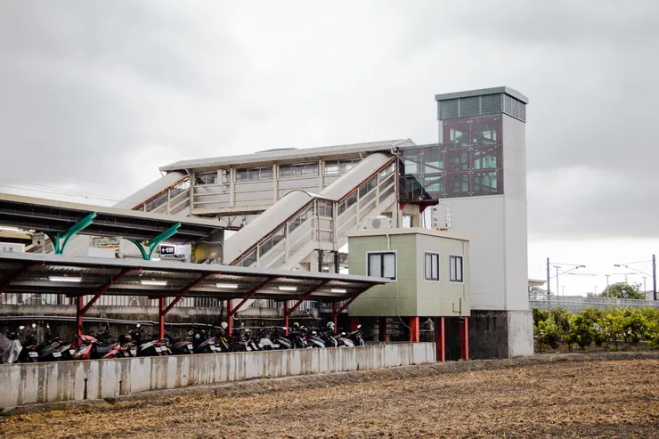 攝於2024的永靖車站