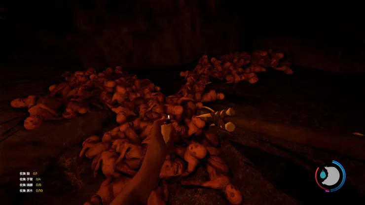 地底很多這種長的類似嬰兒大小的奇怪變形體