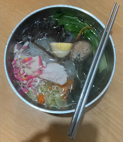 排雲山莊｜早餐｜清湯米粉