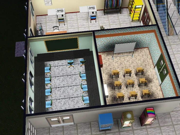 洗手間對面的房間就是這樣的格局，內部已經介紹過。