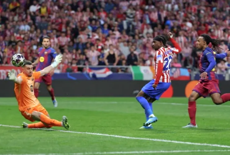 陸克文撞射破網助馬德里體育會追至1:2