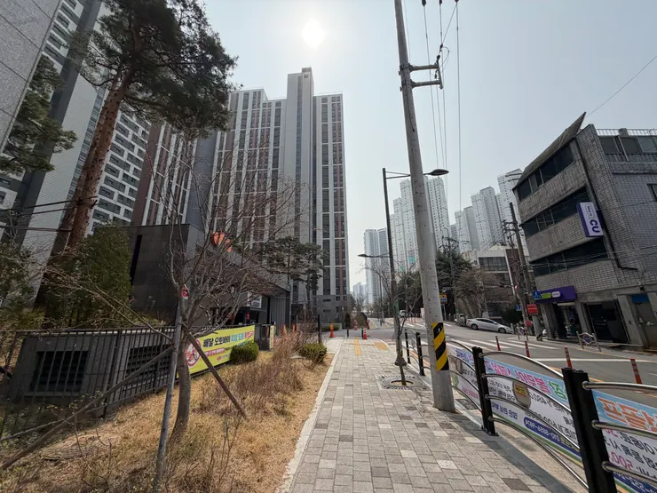地鐵頭流站附近的社區大樓