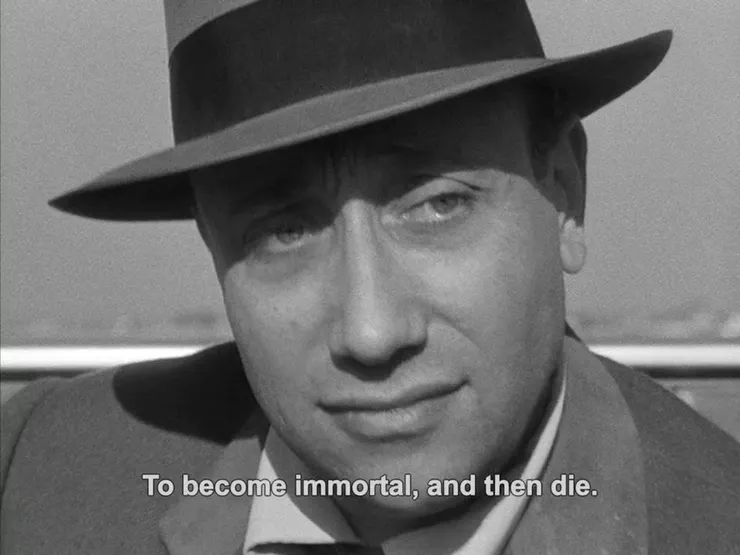 Melville in "Breathless"