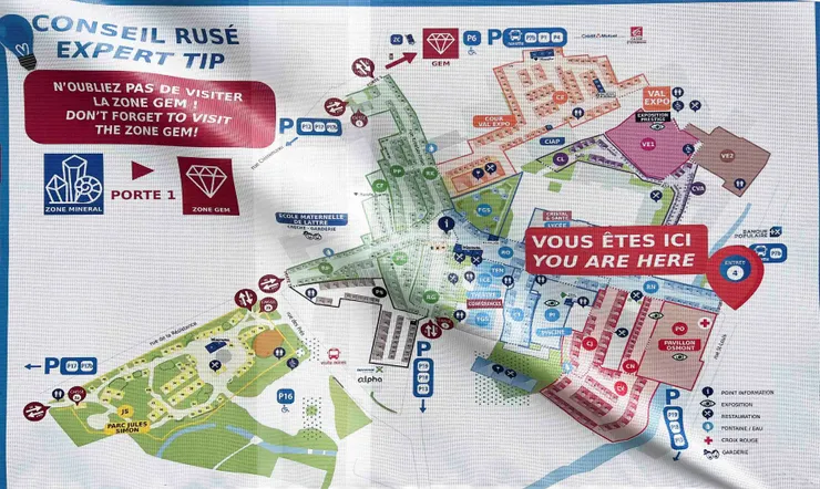 聖瑪麗礦物展地圖腹地廣大很容易迷路