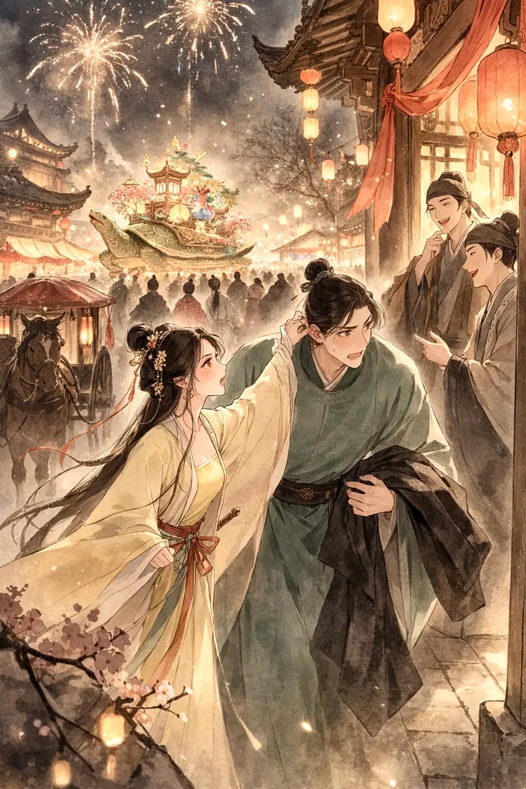 好個元宵。良辰美景，花前月下❤️