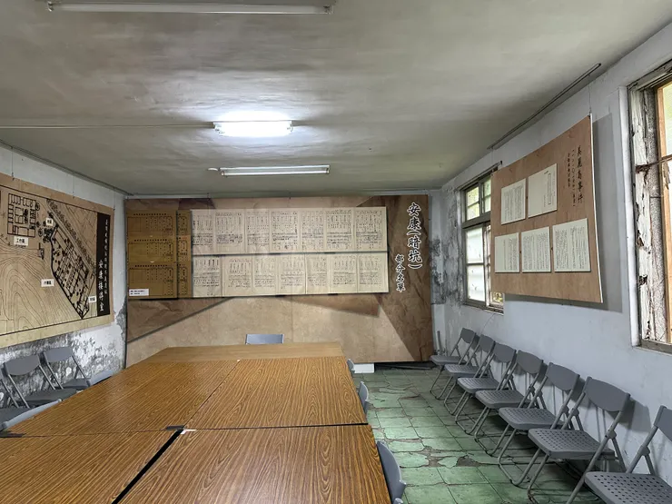 生活區的餐廳現為資料展示區