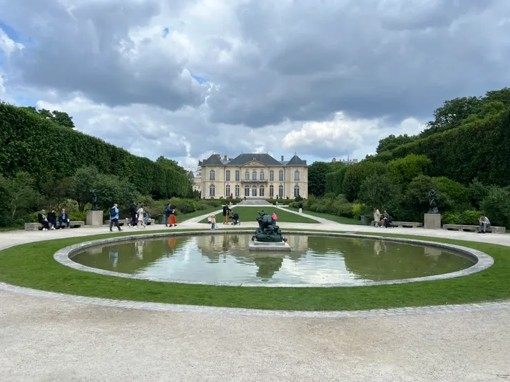 The sculpture garden at the Rodin Museum