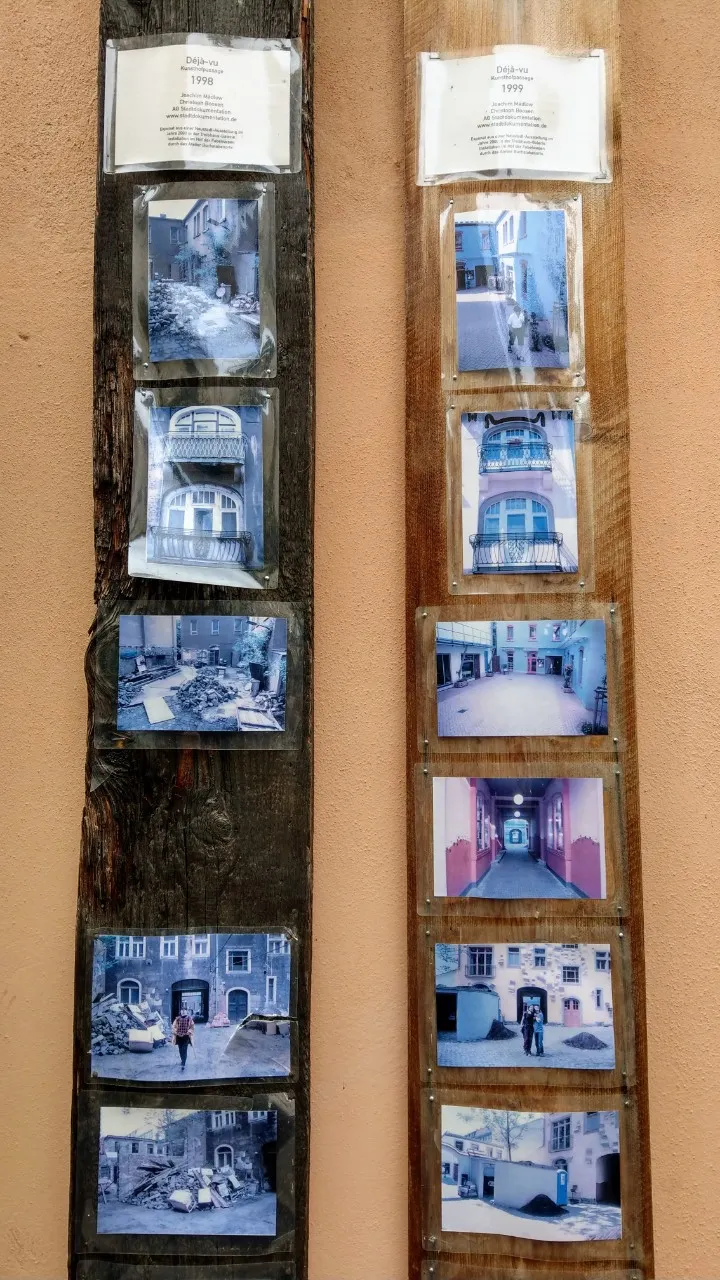 左：1998修復前，右：1999修復後