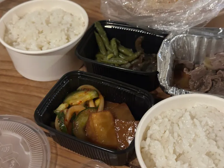 大醬湯附的小菜