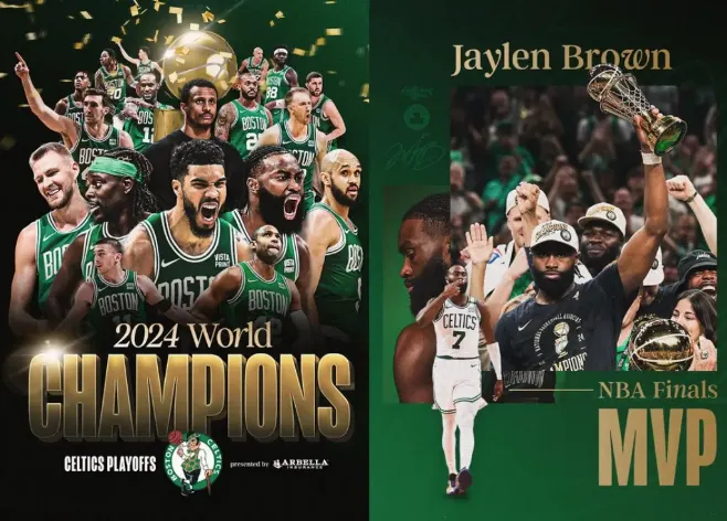 NBA總冠軍由塞爾提克拿下