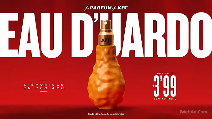 西班牙肯德基推出「炸雞香水」