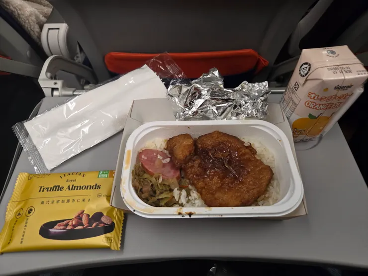 虎航飛機餐-排骨飯