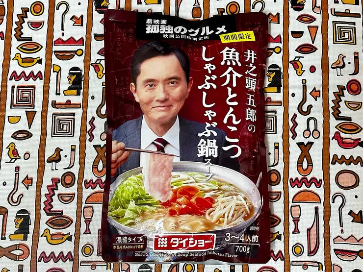 井之頭五郎の 魚介とんこつしゃぶしゃぶ鍋スープ，即魚介豚骨湯底，看圖就知道是火鍋專用！