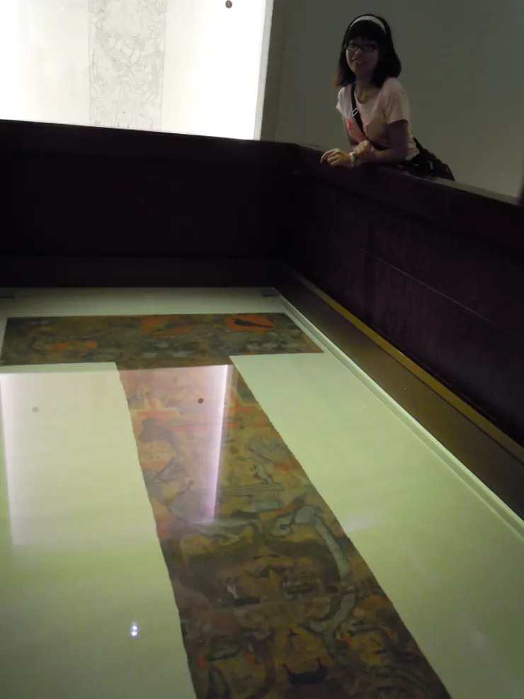 以我為比例尺，輕易理解T型帛畫的尺寸