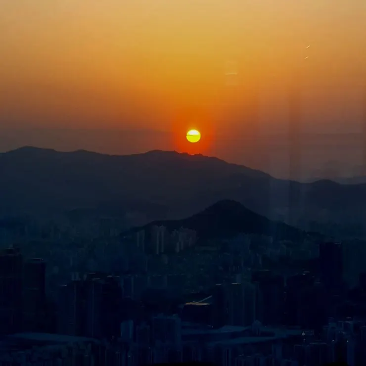 那朵雲的位置很剛好。