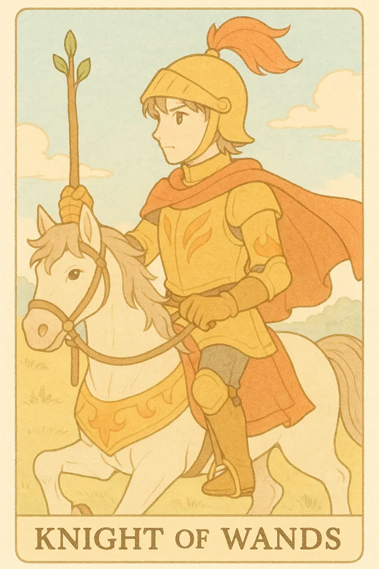 權杖騎士（Knight of Wands）
