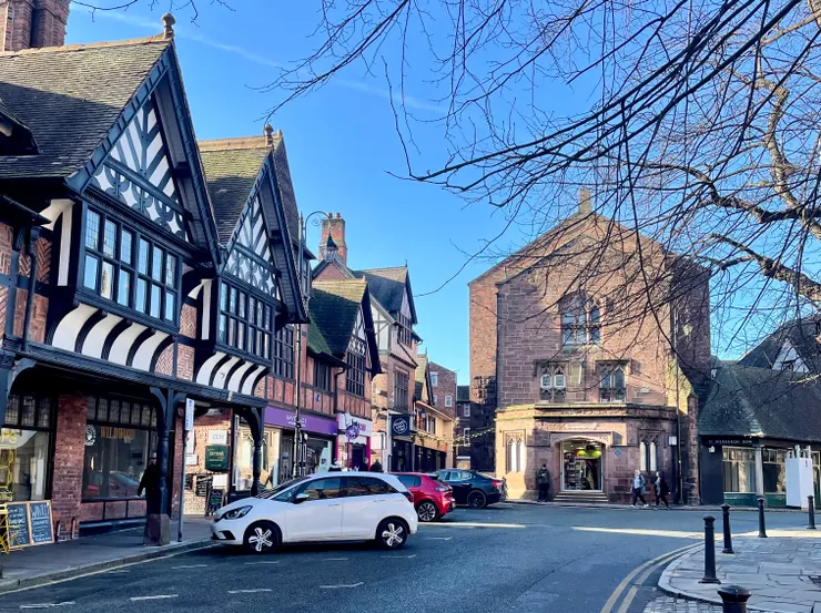 大教堂 (Chester Cathedral)外的民宅