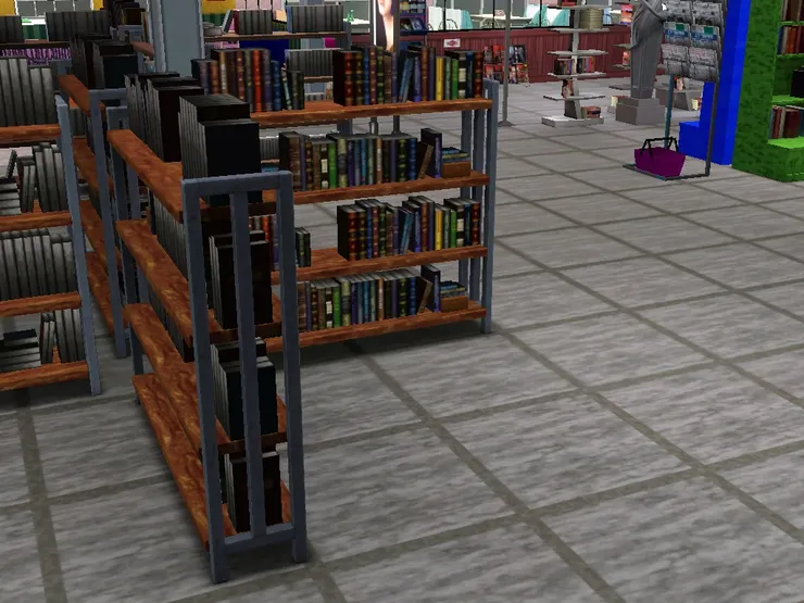 小說區可說是店面前後的過渡區，一來在店的中央位置。